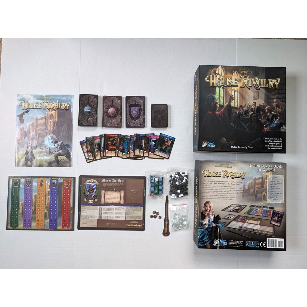 House Rivalry Board Game Complete 2018 Snow Dragon Games